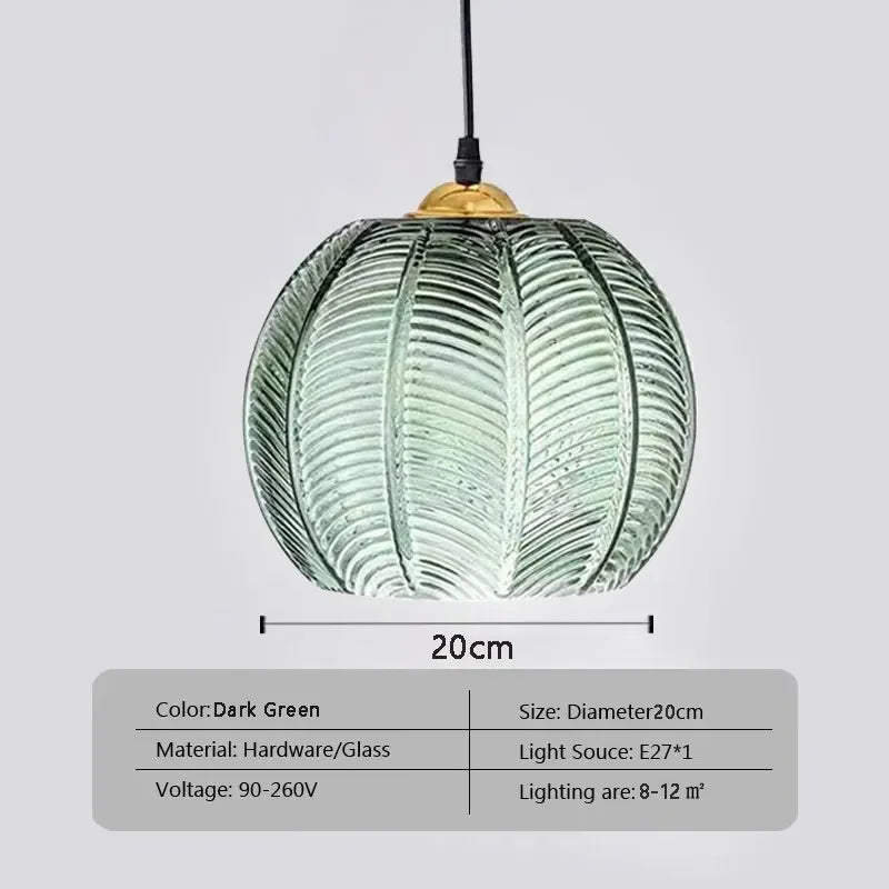 Glass LED Pendant Light: Sophisticated Illumination for Living Room, Dining Room, and Bedroom
