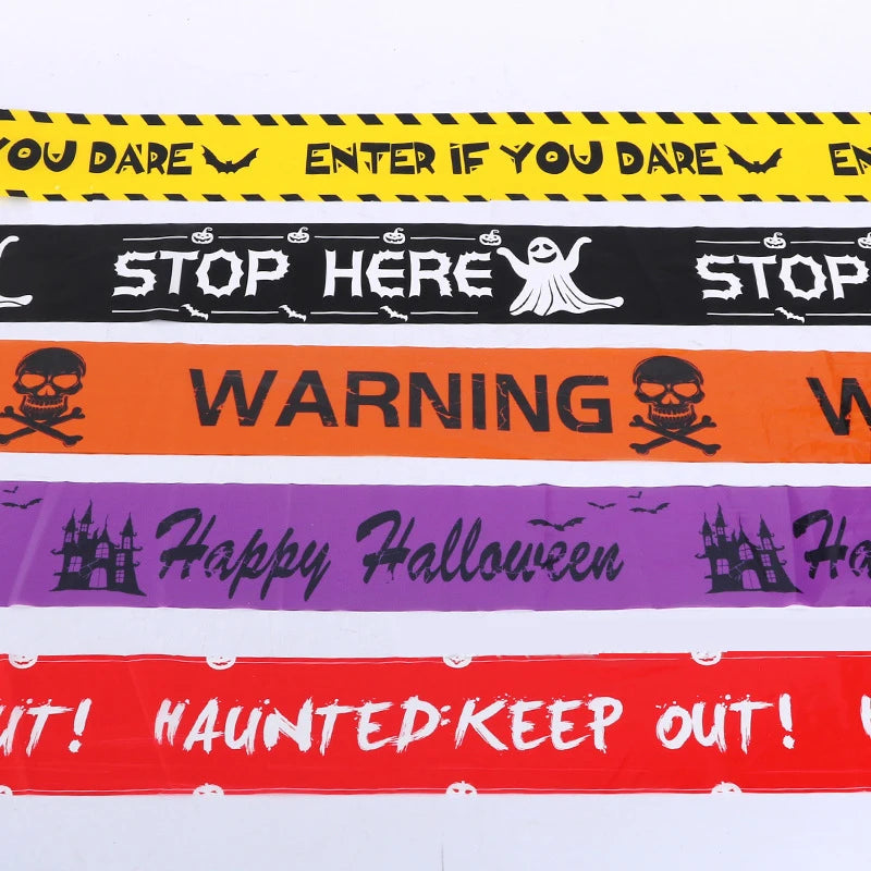 Halloween Decorative Warning Tape