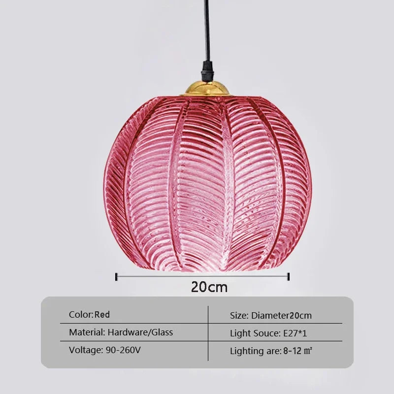 Glass LED Pendant Light: Sophisticated Illumination for Living Room, Dining Room, and Bedroom
