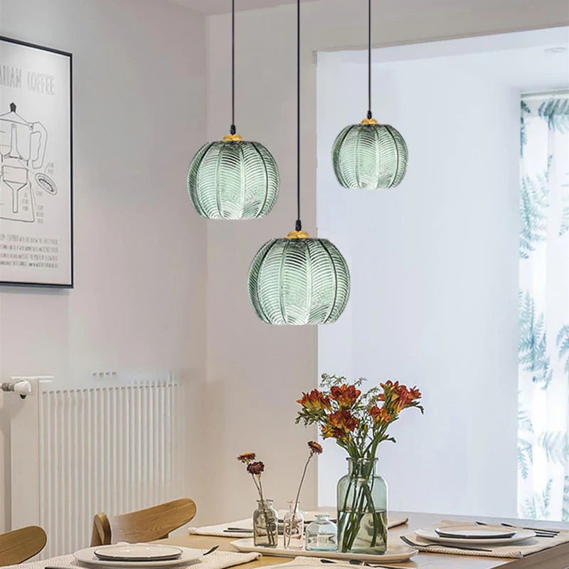 Glass LED Pendant Light: Sophisticated Illumination for Living Room, Dining Room, and Bedroom