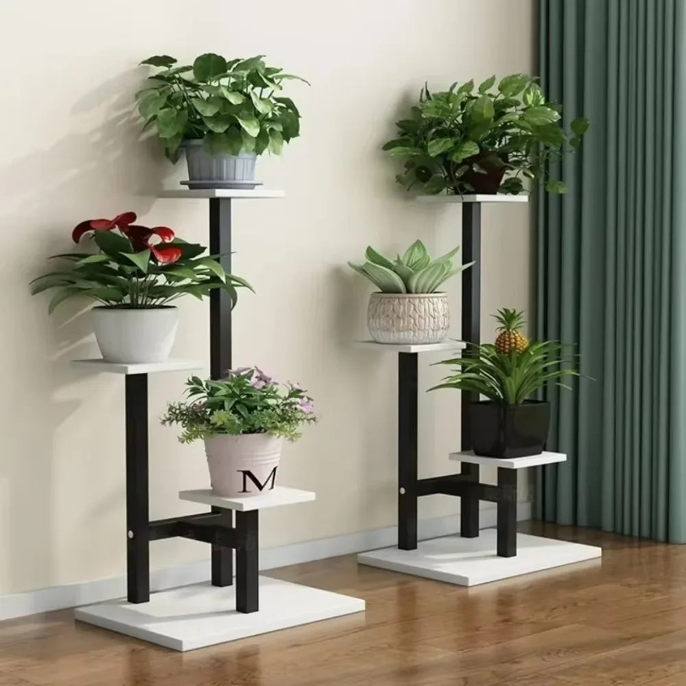 Space-Saving Plant Rack for Balcony