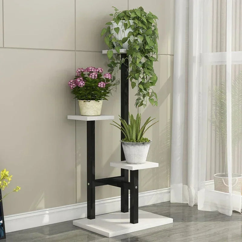 Space-Saving Plant Rack for Balcony