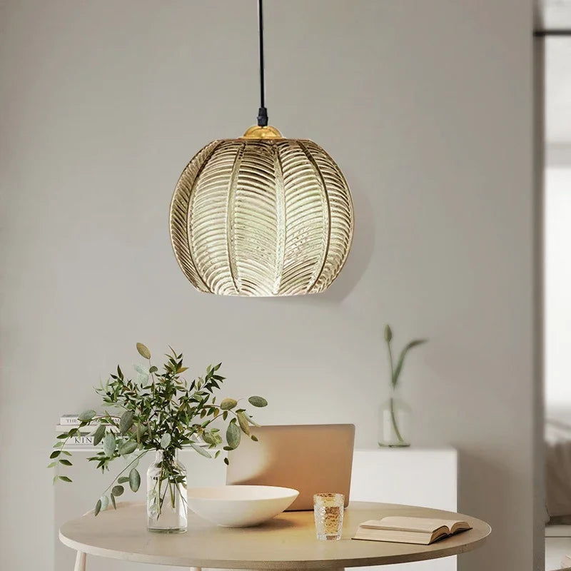 Glass LED Pendant Light: Sophisticated Illumination for Living Room, Dining Room, and Bedroom