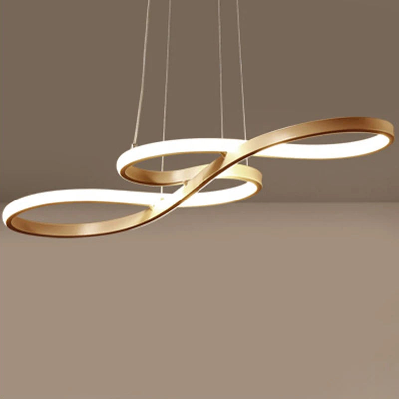 Contemporary LED Pendant Lamp – Remote Dimmable Hanging Light for Kitchen & Bar Table