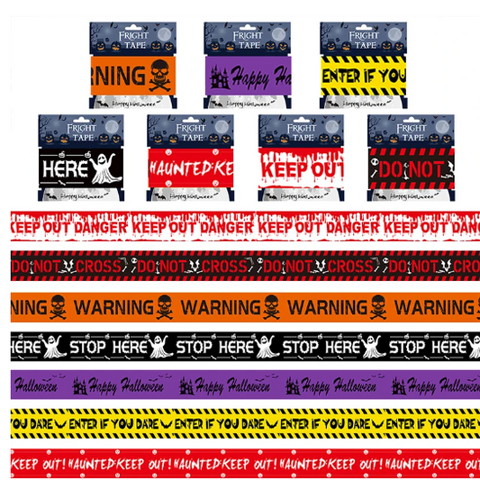 Halloween Decorative Warning Tape
