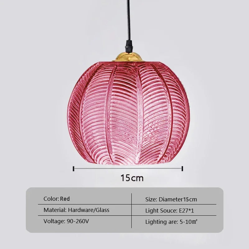 Glass LED Pendant Light: Sophisticated Illumination for Living Room, Dining Room, and Bedroom
