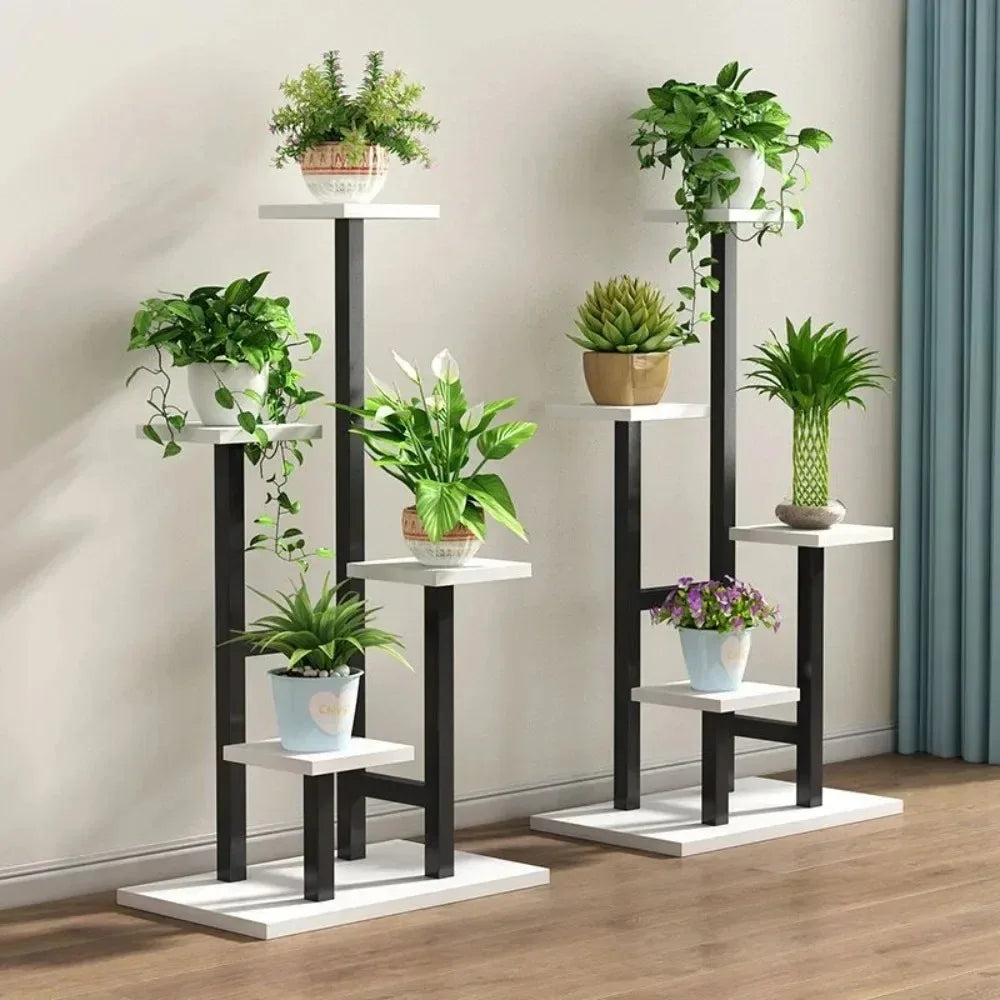 Space-Saving Plant Rack for Balcony