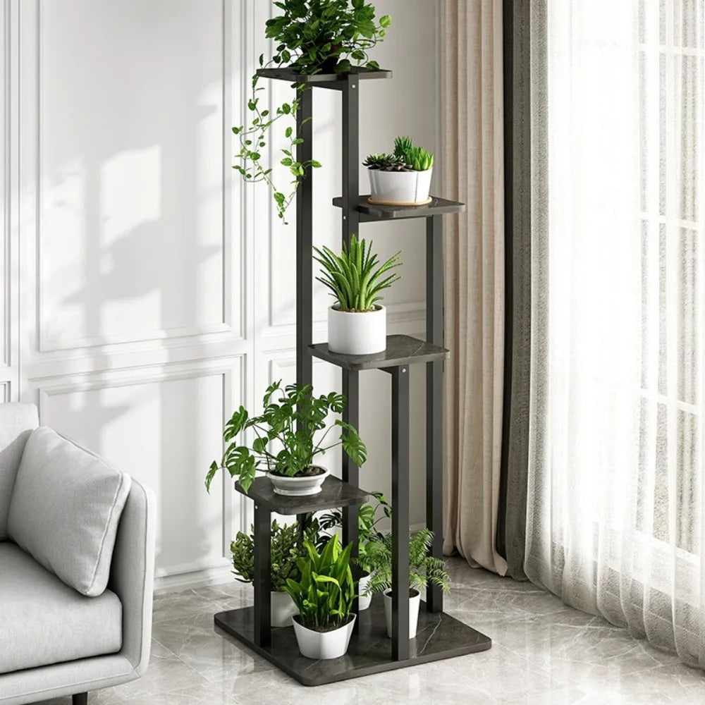 Space-Saving Plant Rack for Balcony