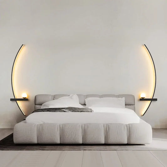 Nordic LED Wall Lamp: Minimalist Elegance for Bedroom and Interior Décor