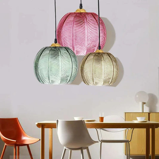 Glass LED Pendant Light: Sophisticated Illumination for Living Room, Dining Room, and Bedroom